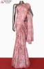 Designer Floral Prints Pure Satin Crepe Silk Saree 